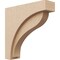 Ekena Millwork 5"W x 20"D x 20"H Thin Helena Rough Cedar Woodgrain TimberThane Corbel, Primed Tan CORUR05X20X20HELRCPR - alternate 1